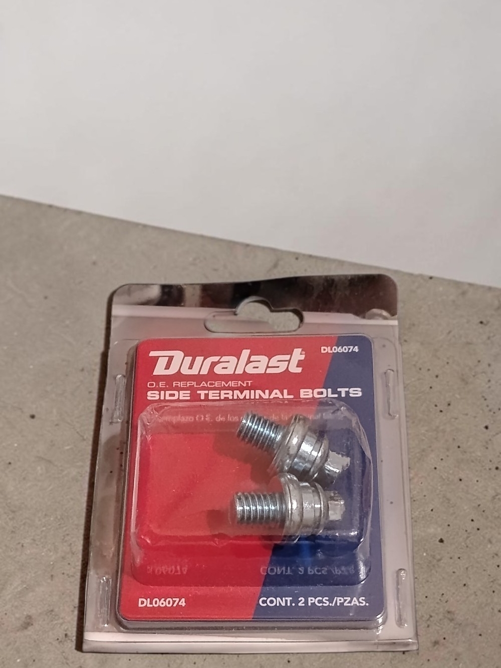 Silver Side Terminal Bolts - 2 Pack